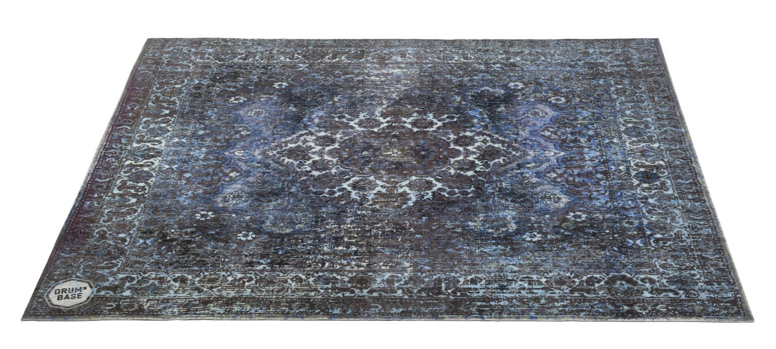 VP130-BLU - Tapis Vintage Persian 1.30 x 0.90m Antidérapant - BLU