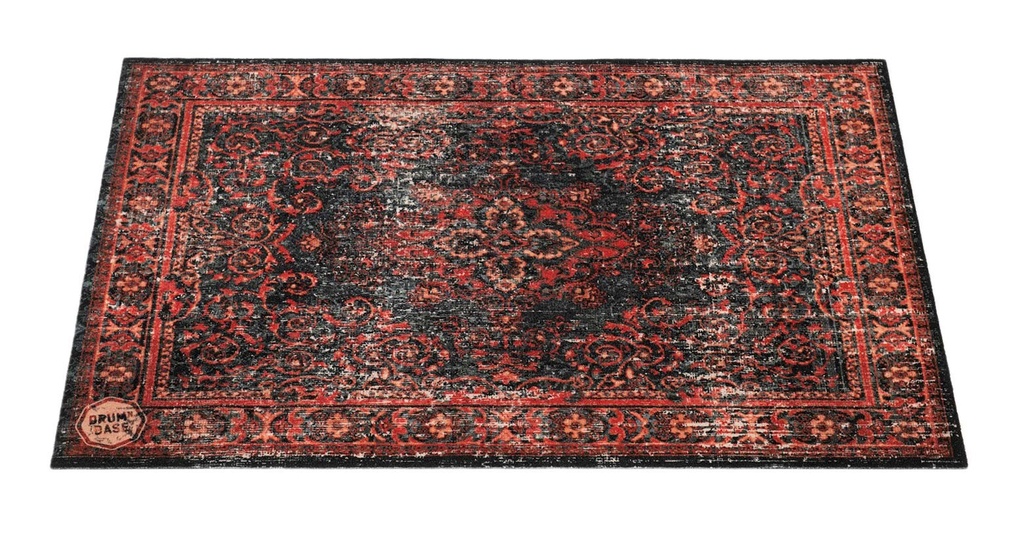 VP130-RBL - Tapis Vintage Persian 1.30 x 0.90m Antidérapant - Black Red