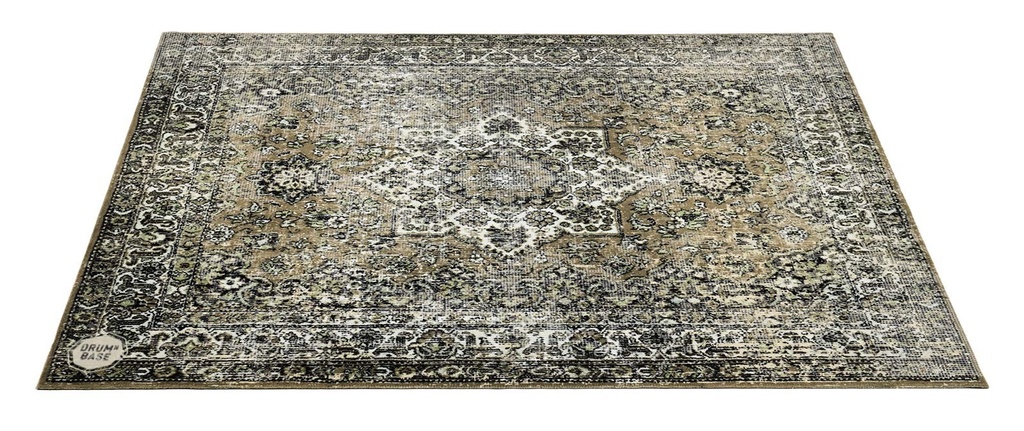 VP185-GRN - Tapis Vintage Persian 1.85 x 1.60m Antidérapant - Green
