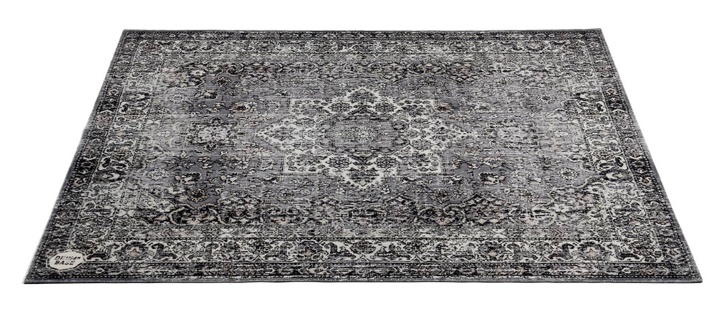 VP185-GRY - Tapis Vintage Persian 1.85 x 1.60m Antidérapant - Grey