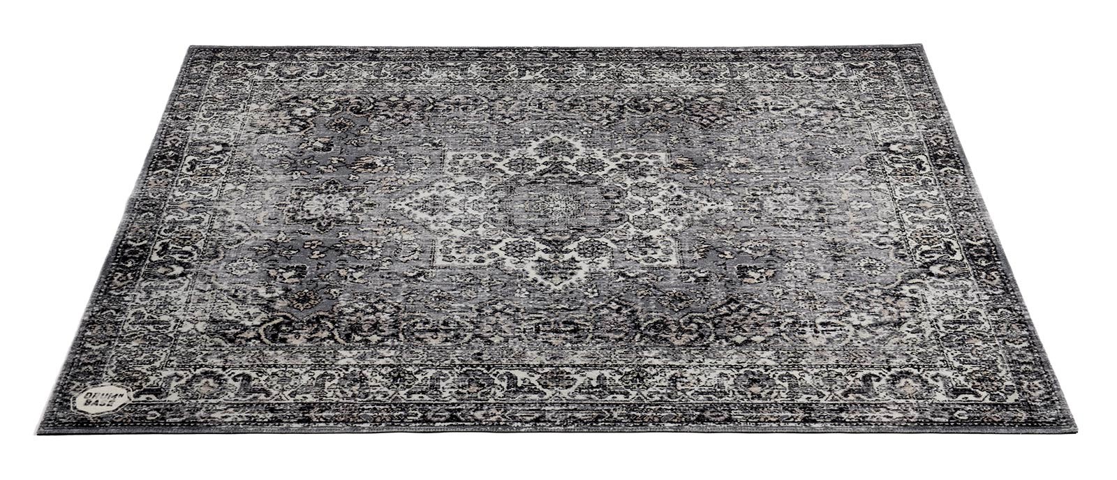 VP185-GRY - Tapis Vintage Persian 1.85 x 1.60m Antidérapant - Grey