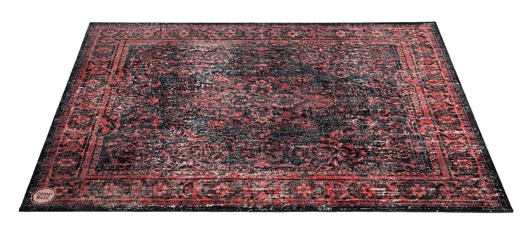 VP185-RBL - Tapis Vintage Persian 1.85 x 1.60m Antidérapant - Black Red