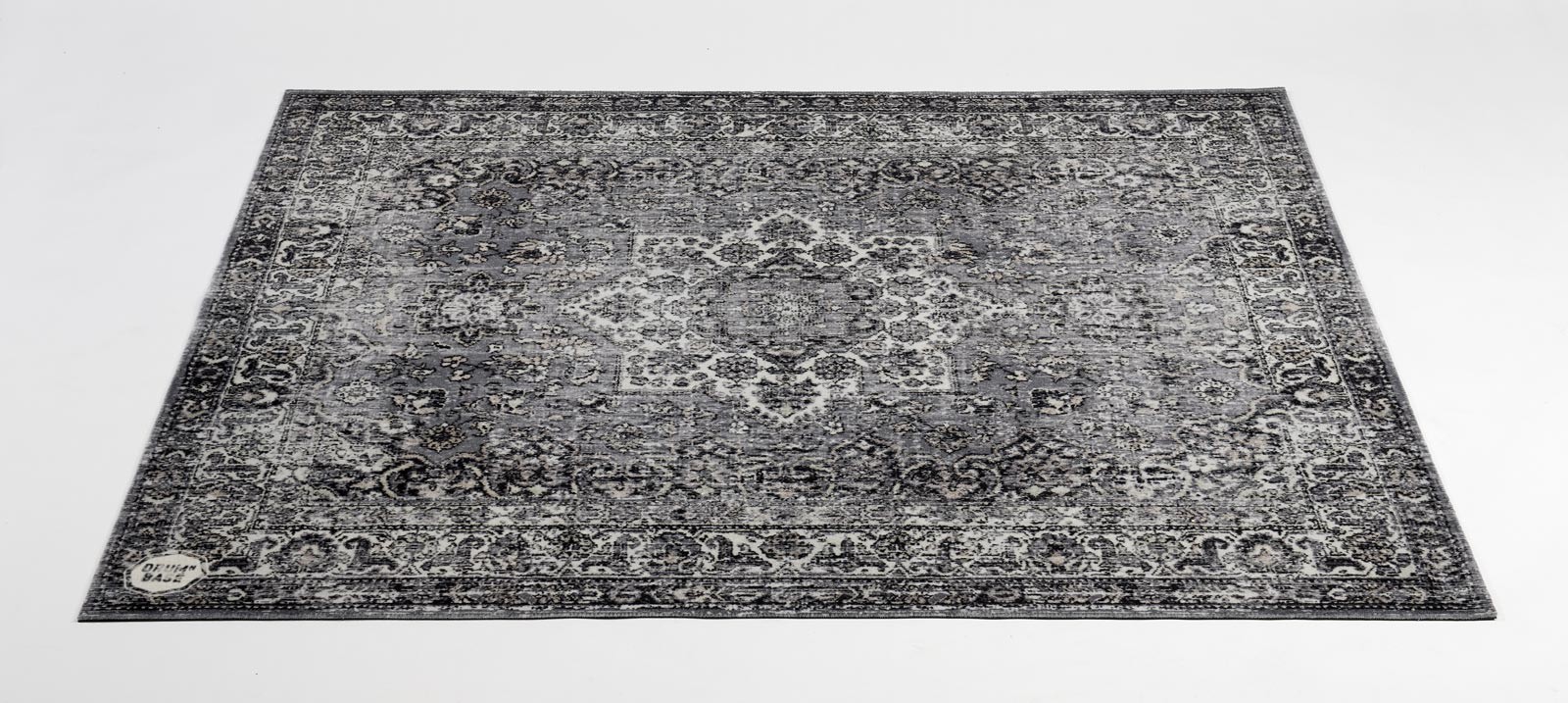 VPCLB-GRY - Tapis Vintage Persian Club Series 1.63 x 1.42m Antidérapant - Gray