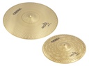 Set 2 Cymbales Silencieuces Mute - 14" 20" - Finition Brass