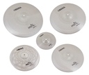 Set 5 Cymbales Silencieuces Mute - 14" 16" 18" 20" 10"