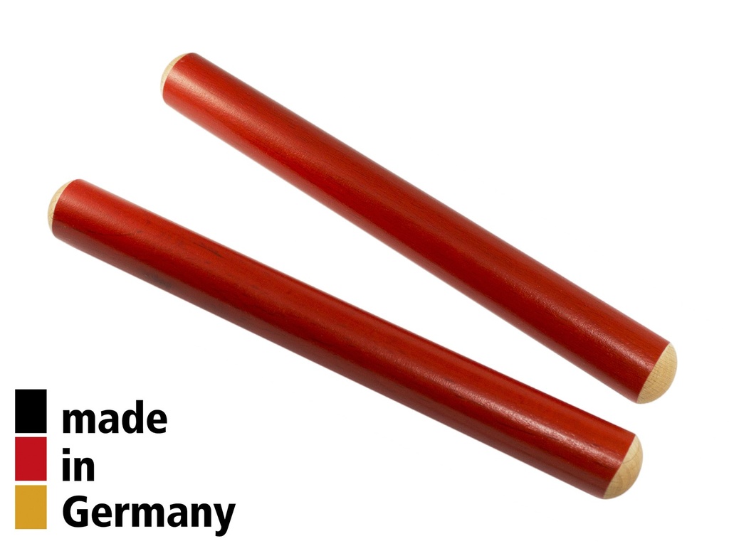 Claves Hêtre 20X2cm Rouge - 1+