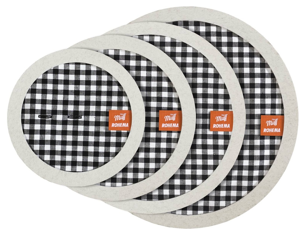 Muffins - Feutre d'atténuation Set (10", 12", 14', 16")