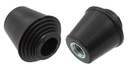 BDS-RB1 - Pied de Grosse Caisse Caoutchouc avec Filetage (x2)