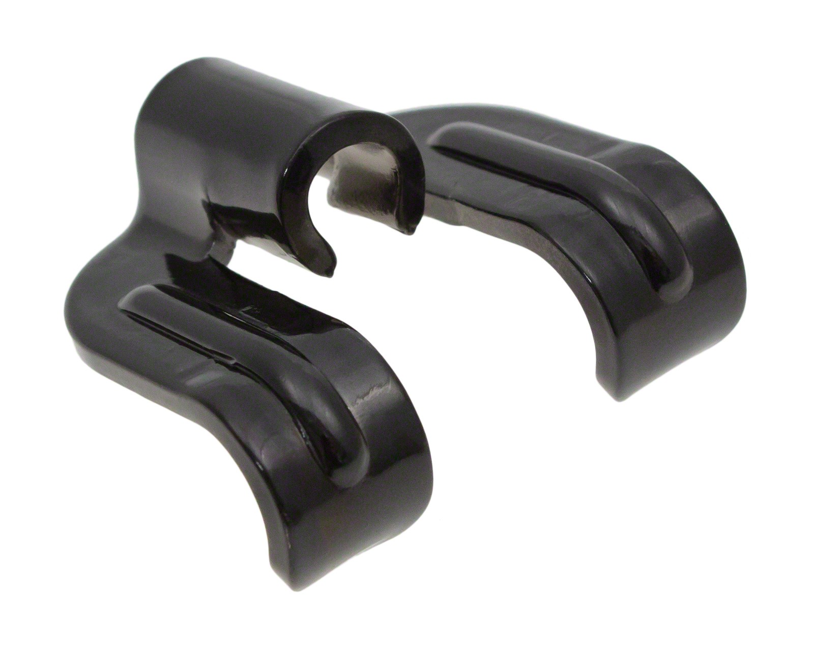 DC16BK - Crochet Cercle Bois 7.5mm Noir Caisse Claire / Grosse Caisse (x1)