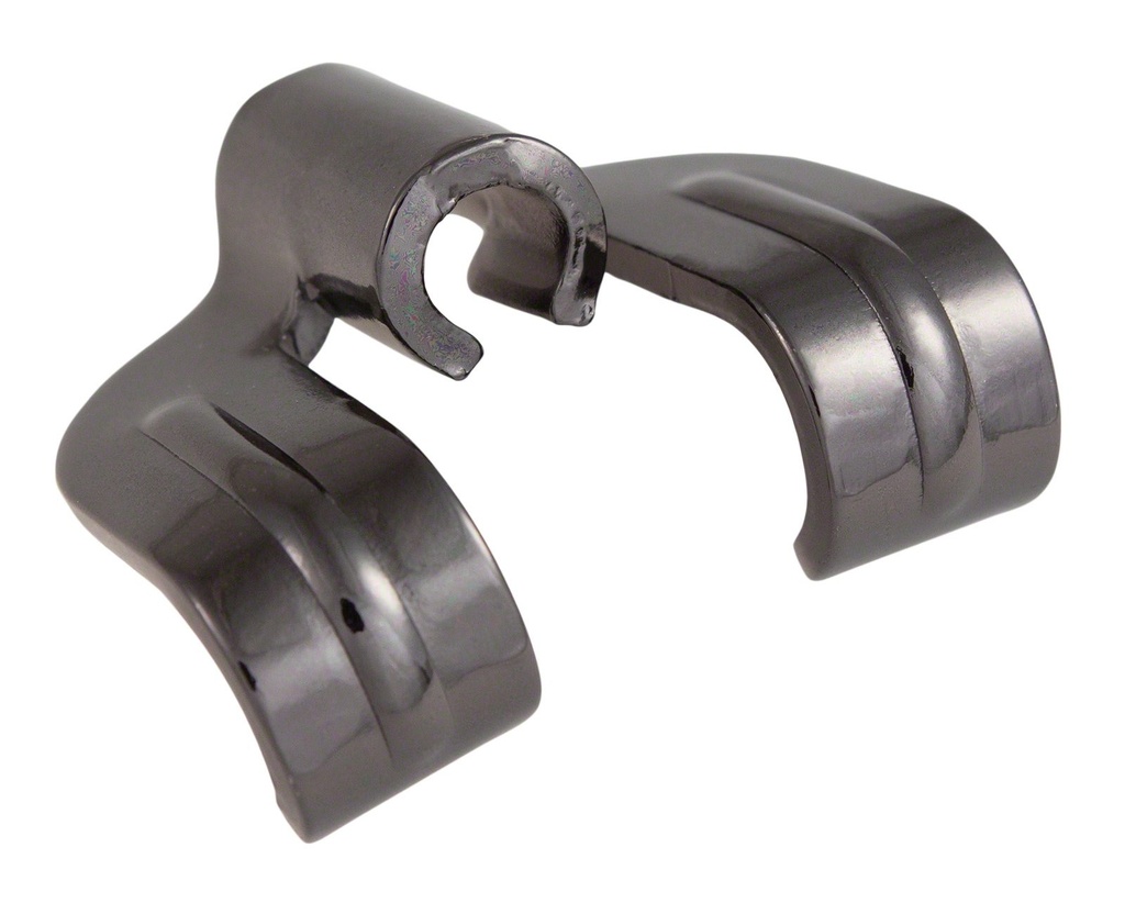 DC26BK - Crochet Cercle Bois 10mm Noir Caisse Claire / Grosse Caisse (x1)