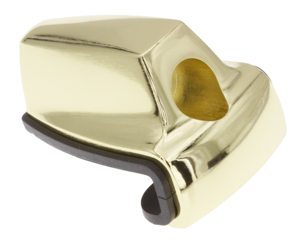 DC6BR - Crochet Cercle Grosse Caisse Die Cast Brass - Caoutchouc Isolant (x1)