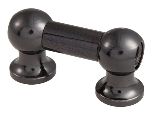 [SD-TL12D25-BK] TL12D25-BK - Coquille Tube - 25mm - Noir - Double Tirant (x1)