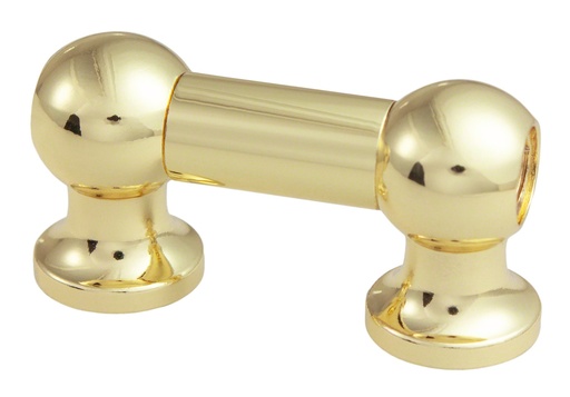 [SD-TL12D25-BR] TL12D25-BR - Coquille Tube - 25mm - Doré - Double Tirant (x1)