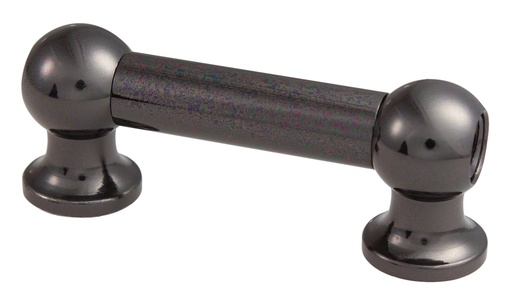 [SD-TL12D38-BK] TL12D38-BK - Coquille Tube - 38mm - Noir - Double Tirant (x1)