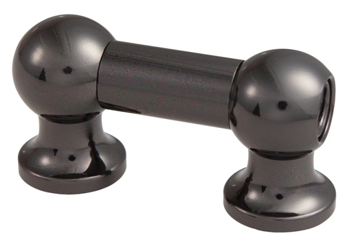 [SD-TL12S25-BK] TL12S25-BK - Coquille Tube - 25mm - Noir - Mono Tirant (x1)