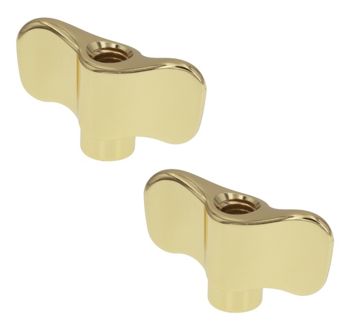 [SD-WN8-4BR] WN8-4BR - Papillon Cymbale M8 (x2) - Brass