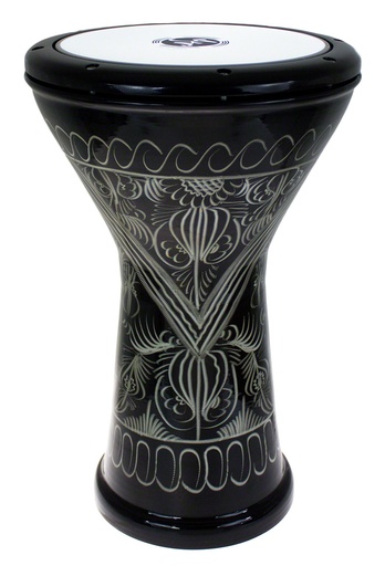 [SEA-EAB-E-BK] EAB-E-BK - Darbouka Bass Egypte Alu Gravé - Noir