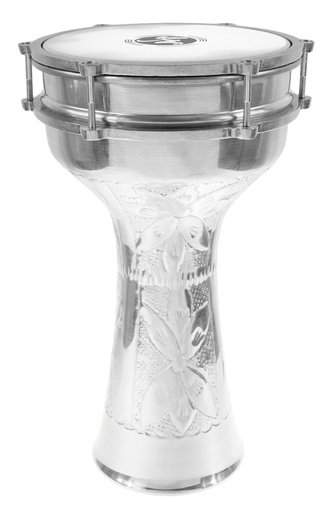 [SEA-TA21EJ] TA21EJ - Darbouka Turque 41cm Gravé avec Cymbalettes