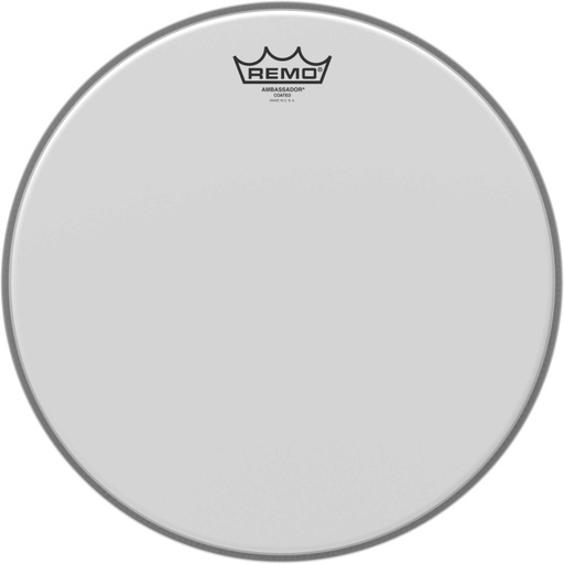 [BA-0114-00] Peau Ambassador sablée 14" pour Tom/ Caisse claire/ Tom sur pieds