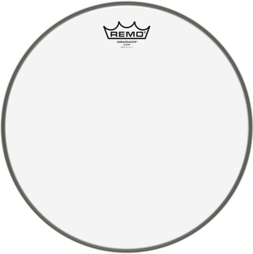 [BA-0313-00] Peau Ambassador Transparente 13" pour tom/ Caisse claire