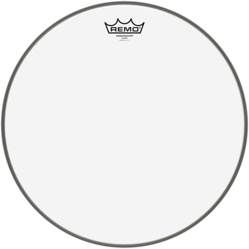 [BA-0315-00] Peau Ambassador Transparente 15" pour tom/ Caisse claire/ Tom sur pieds