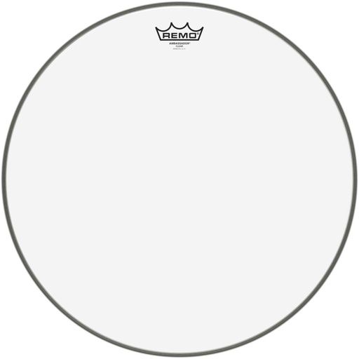 [BA-0318-00] Peau Ambassador Transparente 18" pour Tom sur pieds