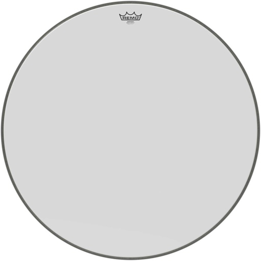 [BB-1228-00] Peau Emperor blanc lisse 28" pour grosse caisse