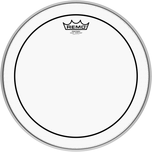 [PS-0314-MP] Peau Pinstripe transparente 14" pour Tom & Caisse claire de Parade