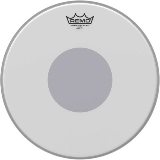 [CS-0114-10] Peau CS sablée 14" + rond noir en-dessous pour Caisse claire