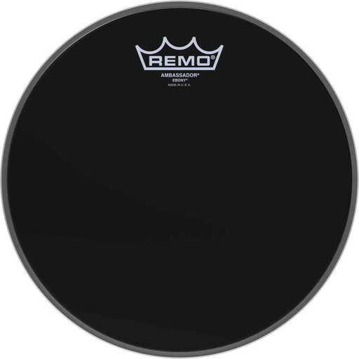 [ES-0010-00] Peau Ebony Ambassador 10" pour Tom/ Caisse claire