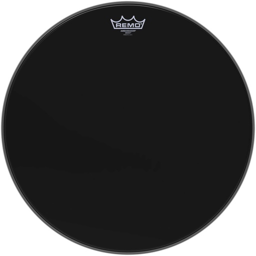 [ES-0018-00] Peau Ebony Ambassador 18" pour Tom sur pieds
