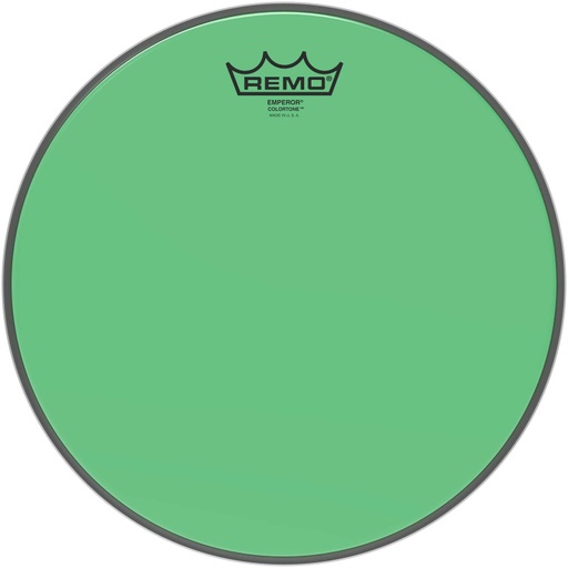 [BE-0312-CT-GN] Peau de frappe Emperor Colortone, vert, 12"