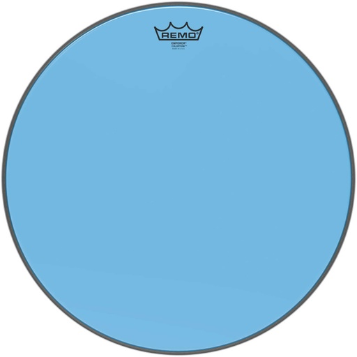 [BE-0318-CT-BU] Peau de frappe Emperor Colortone, bleu, 18"