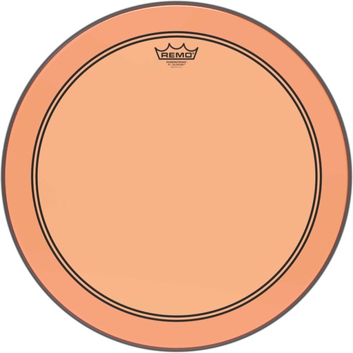[P3-1318-CT-OG] Peau de frappe Powerstroke 3 Colortone pour grosse caisse, orange, 18"