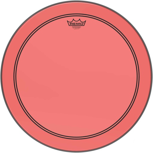 [P3-1318-CT-RD] Peau de frappe Powerstroke 3 Colortone pour grosse caisse, rouge, 18"
