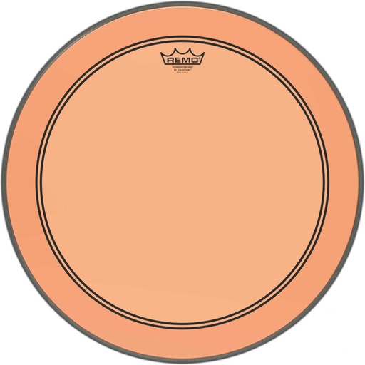 [P3-1320-CT-OG] Peau de frappe Powerstroke 3 Colortone pour grosse caisse, orange, 20"