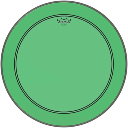 [P3-1322-CT-GN] Peau de frappe Powerstroke 3 Colortone pour grosse caisse, vert, 22"