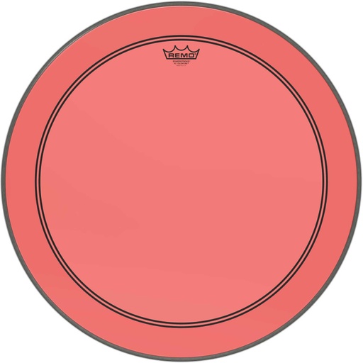 [P3-1324-CT-RD] Peau de frappe Powerstroke 3 Colortone pour grosse caisse, rouge, 24"