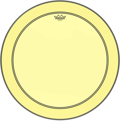[P3-1326-CT-YE] Peau de frappe Powerstroke 3 Colortone pour grosse caisse, jaune, 26"