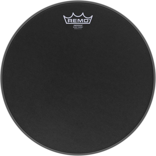 [BE-0813-ES] Peau Black Suede Emperor 13" pour Tom/ Caisse claire