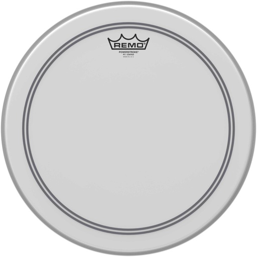 [P3-0115-BP] Peau Powerstroke 3 Ambassador sablée 15" pour caisse claire