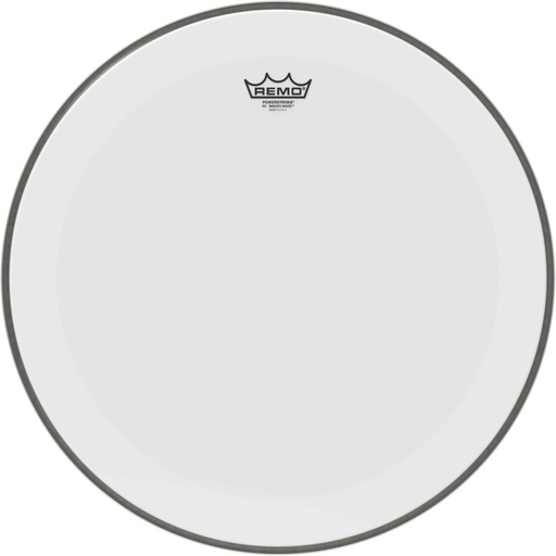 [P3-1220-C1] Peau Powerstroke 3 blanc lisse 20" pour grosse caisse