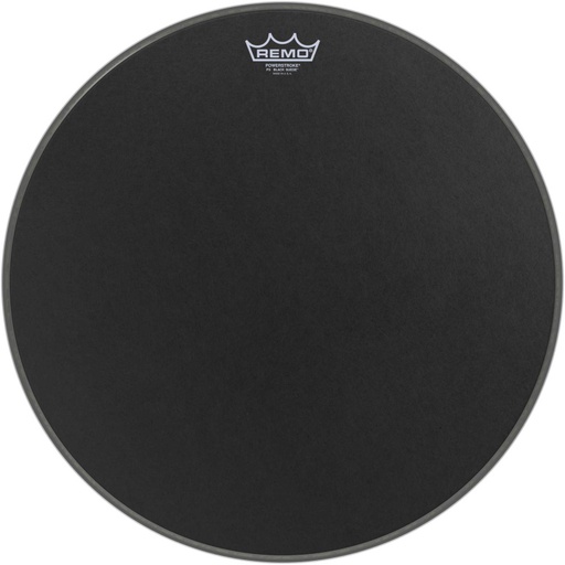 [P3-1820-ES] Peau Powerstroke 3 Black Suede 20" pour grosse caisse