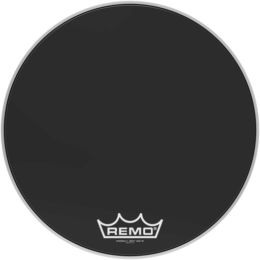 [PM-2422-MP] Peau Powermax 2 Ebony 22" pour grosse caisse de parade
