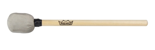 [HK-1214-01] Mailloche en bois de 35 cm avec tête en mousse recouverte de tissu gris