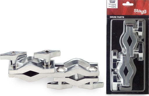 [DPC400-0XMM] Pince de fixation basique pour 2 tubes