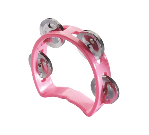 [TAB-MINI/PK] Mini tambourin en plastique avec 4 cymbalettes