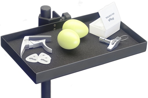 [ACTR-2515 BK] Plateau pour accessoires, avec pince pour stand