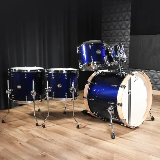 Batterie Aluminium Sound Color - ROCK12 - GC22"x18", TT12"x9" 13"x10", TB16"x16"