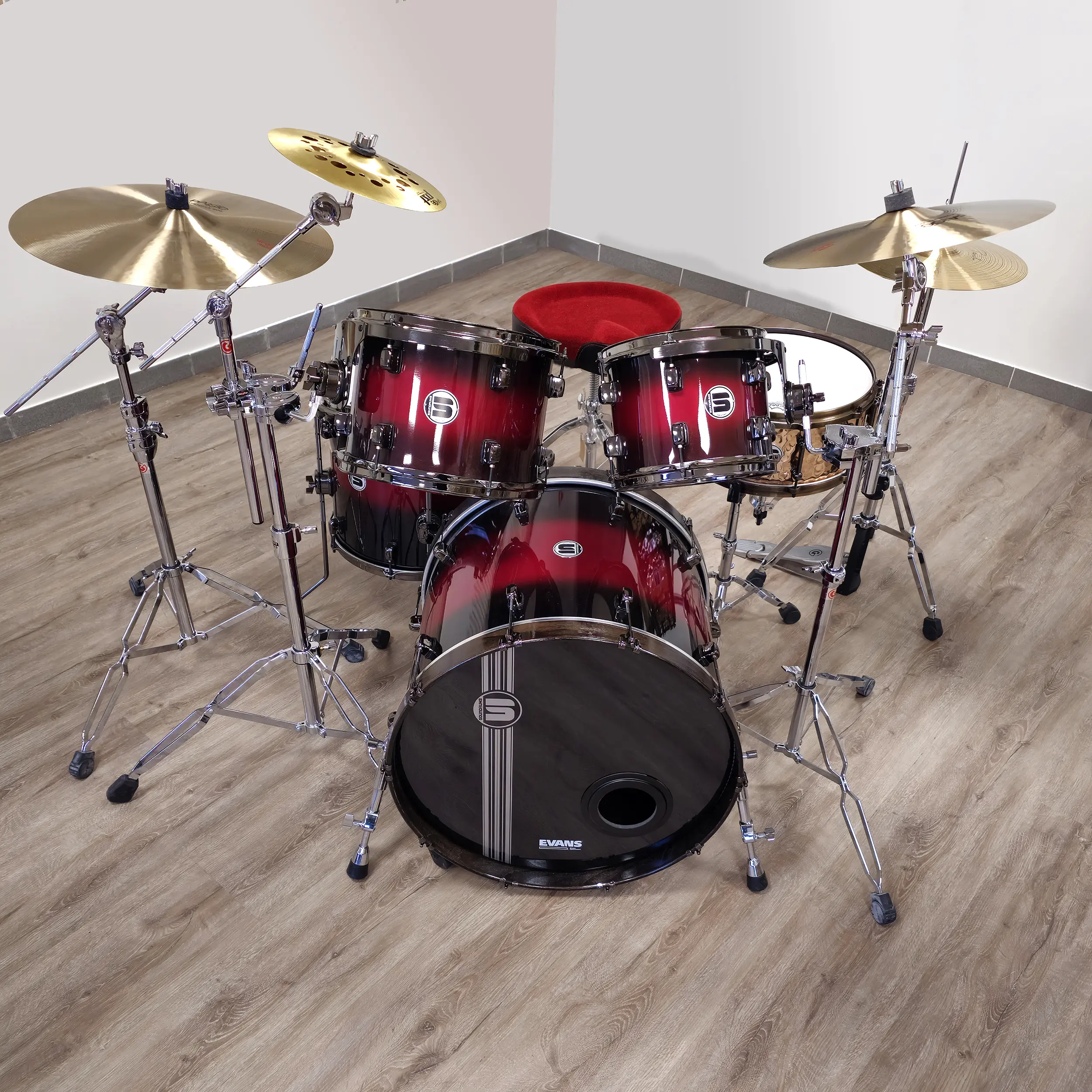 Batterie Aluminium Dégradé - POP22 - GC22"x16", 12"x8", TB16"x16"